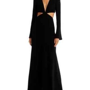 A.L.C. Elegant Black Long Sleeve Dress